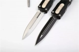 Dirac D/E Dagger OTF Automatic Knife Black (2.88" Satin) (2) Dirac D/E Dagger OTF Automatic Knife Black (2.88" Satin) (2)