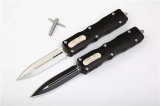 Dirac D/E Dagger OTF Automatic Knife Black (2.88" Satin) (4) Dirac D/E Dagger OTF Automatic Knife Black (2.88" Satin) (4)