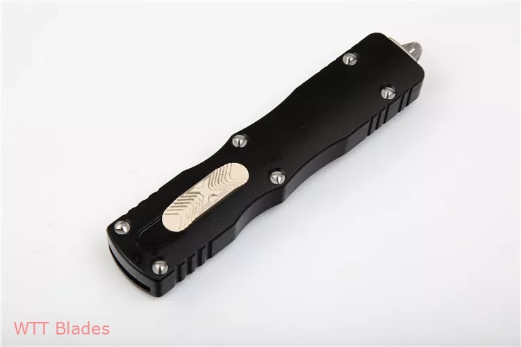 Dirac D/E Dagger OTF Automatic Knife Black (2.88" Satin) (7) Dirac D/E Dagger OTF Automatic Knife Black (2.88" Satin) (7)