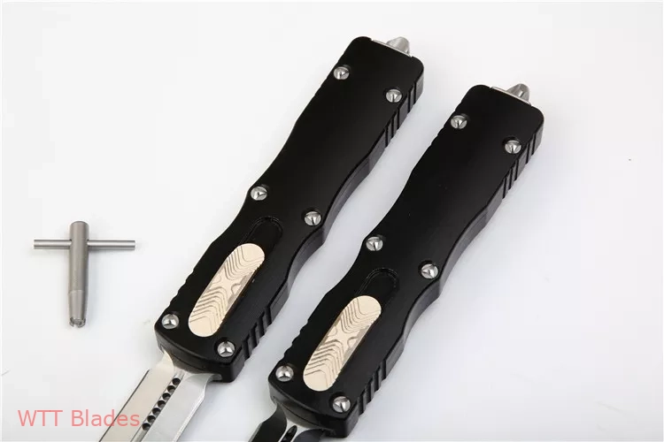 Dirac D/E Dagger OTF Automatic Knife Black (2.88" Two-Tone) (4) Dirac D/E Dagger OTF Automatic Knife Black (2.88" Two-Tone) (4)