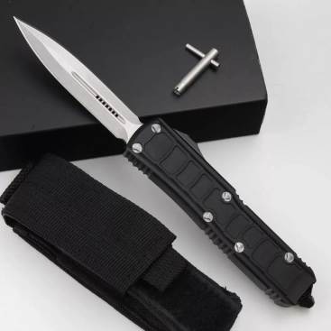 Double Action OTF Knife Pocket Camping Knife EDC Tools,D2 Blade,CNC Aluminium Alloy Handle Lightweight Double Action OTF Knife Pocket Camping Knife EDC Tools,D2 Blade,CNC Aluminium Alloy Handle Lightweight