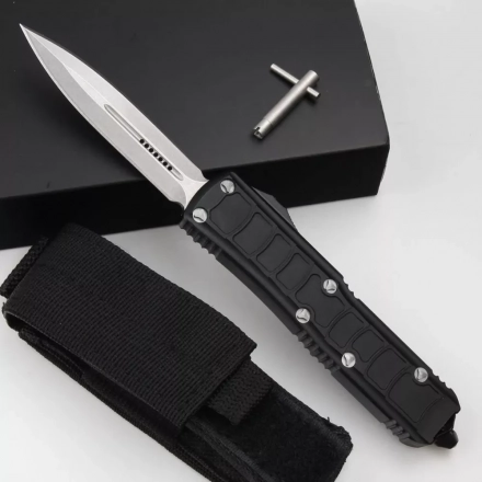 Double Action OTF Knife Pocket Camping Knife EDC Tools,D2 Blade,CNC Aluminium Alloy Handle Lightweight Double Action OTF Knife Pocket Camping Knife EDC Tools,D2 Blade,CNC Aluminium Alloy Handle Lightweight