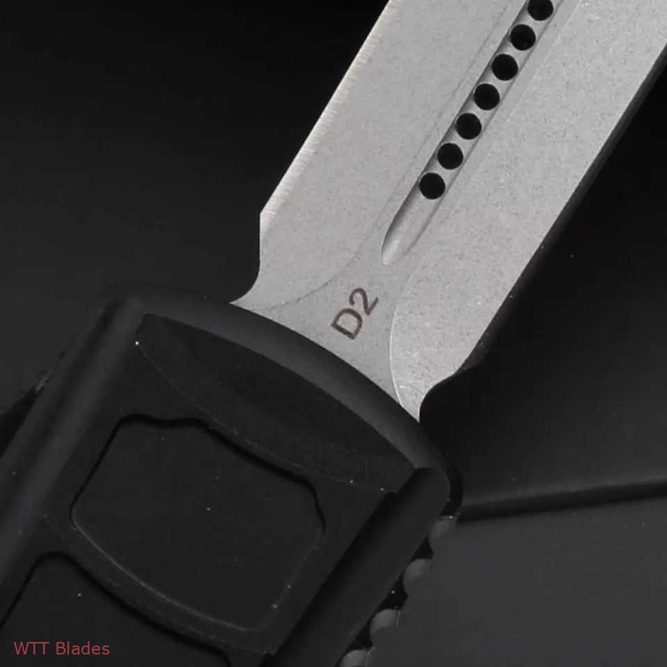 Double Action OTF Knife Pocket Camping Knife EDC Tools,D2 Blade,CNC Aluminium Alloy Handle Lightweight (3) Double Action OTF Knife Pocket Camping Knife EDC Tools,D2 Blade,CNC Aluminium Alloy Handle Lightweight (3)