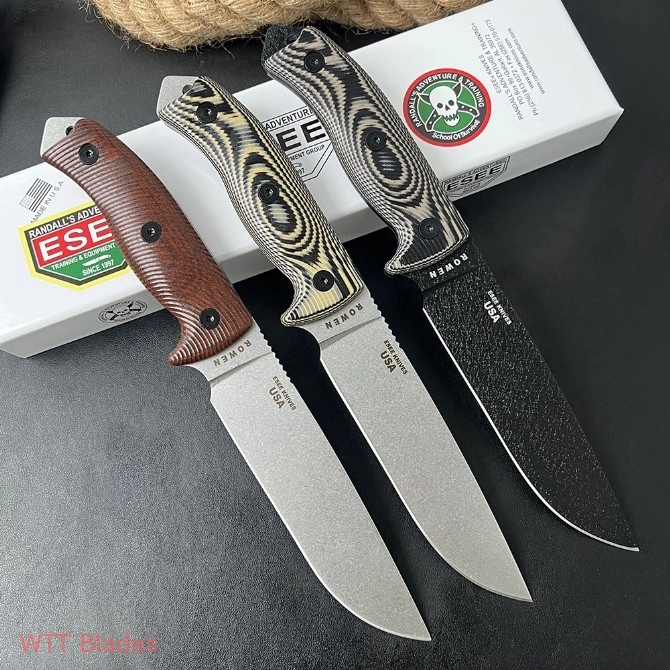 ESEE Knives ESEE-6 Fixed Blade Knife Natural 3D Micarta (6.5" Black) (2) ESEE Knives ESEE-6 Fixed Blade Knife Natural 3D Micarta (6.5" Black) (2)