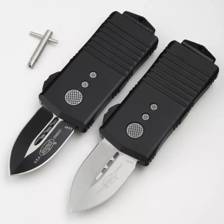 Exocet Dagger Jedi Knight CA Legal OTF Automatic Knife (1.9" Black) Exocet Dagger Jedi Knight CA Legal OTF Automatic Knife (1.9" Black)