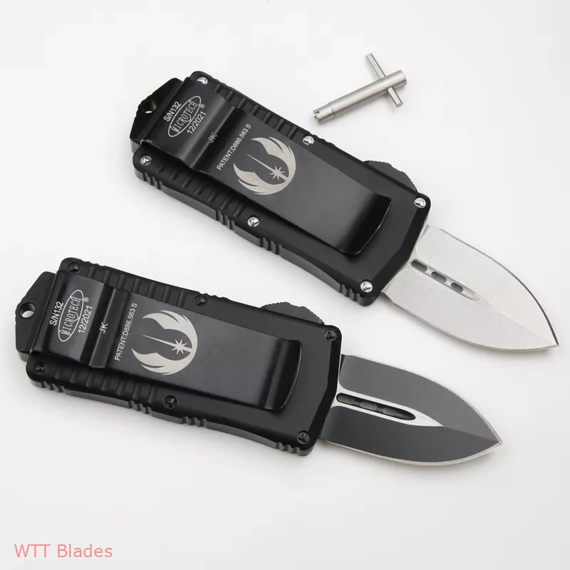 Exocet Dagger Jedi Knight CA Legal OTF Automatic Knife (1.9" Black) (7) Exocet Dagger Jedi Knight CA Legal OTF Automatic Knife (1.9" Black) (7)