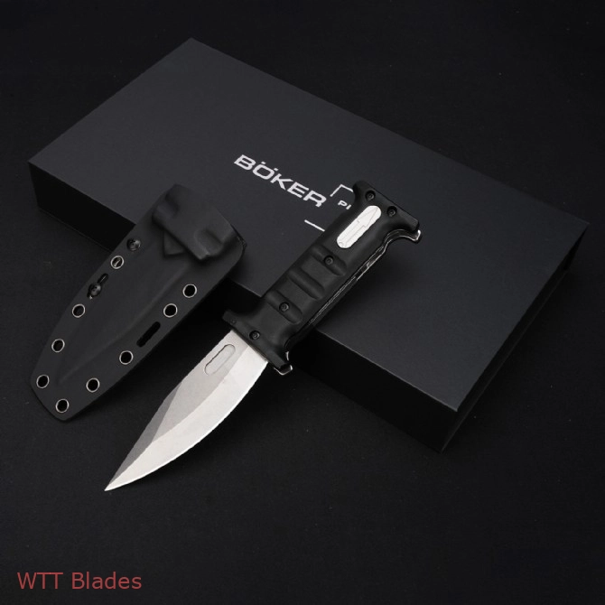 Extension Manual Sliding Knife, D2 Steel Drop Point Blade, G10 Handle with Kydex Sheath (2) Extension Manual Sliding Knife, D2 Steel Drop Point Blade, G10 Handle with Kydex Sheath (2)