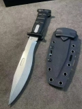 Extension Manual Sliding Knife, D2 Steel Drop Point Blade, G10 Handle with Kydex Sheath (7)