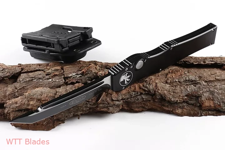 Halo V T/E Tanto OTF Automatic Knife Black (4.17" Two-Tone) (3) Halo V T/E Tanto OTF Automatic Knife Black (4.17" Two-Tone) (3)