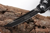 Halo V T/E Tanto OTF Automatic Knife Black (4.17" Two-Tone) (4) Halo V T/E Tanto OTF Automatic Knife Black (4.17" Two-Tone) (4)