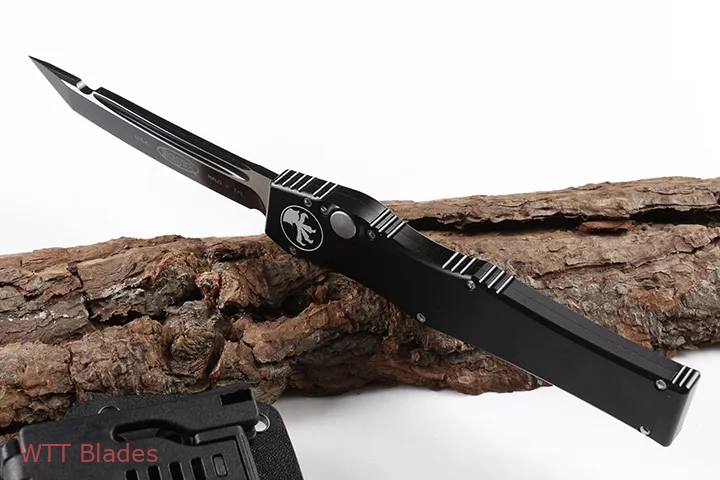 Halo V T/E Tanto OTF Automatic Knife Black (4.17" Two-Tone) (5) Halo V T/E Tanto OTF Automatic Knife Black (4.17" Two-Tone) (5)