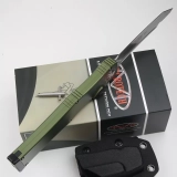 Halo VI Tanto / Clip Point OTF Automatic Knife OD Green (4.4" Satin) (3) Halo VI Tanto / Clip Point OTF Automatic Knife OD Green (4.4" Satin) (3)