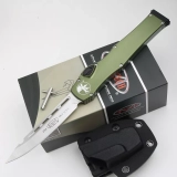 Halo VI Tanto / Clip Point OTF Automatic Knife OD Green (4.4" Satin) (5) Halo VI Tanto / Clip Point OTF Automatic Knife OD Green (4.4" Satin) (5)