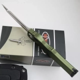 Halo VI Tanto / Clip Point OTF Automatic Knife OD Green (4.4" Satin) (6) Halo VI Tanto / Clip Point OTF Automatic Knife OD Green (4.4" Satin) (6)
