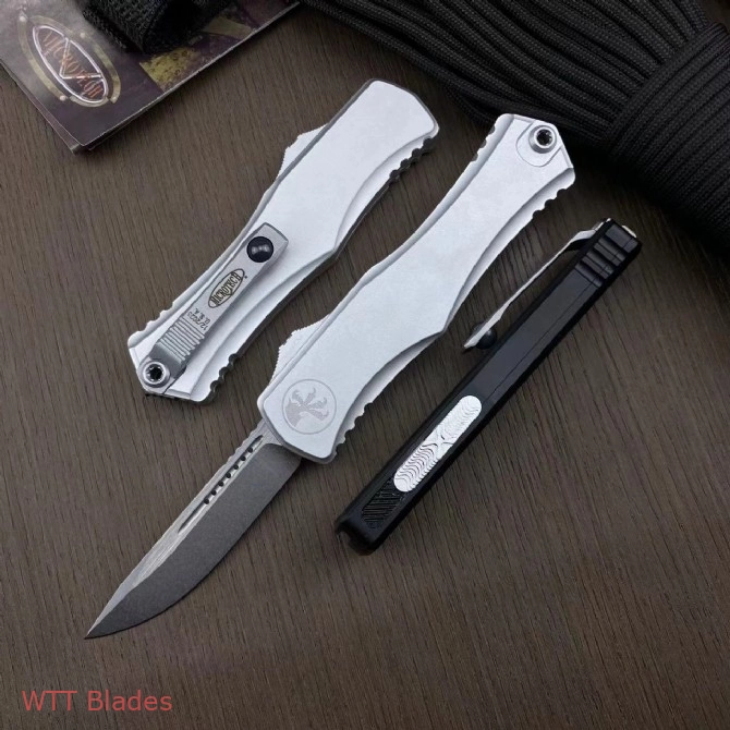 Hera II OTF Automatic Knife (4" Stonewash) (6) Hera II OTF Automatic Knife (4" Stonewash) (6)