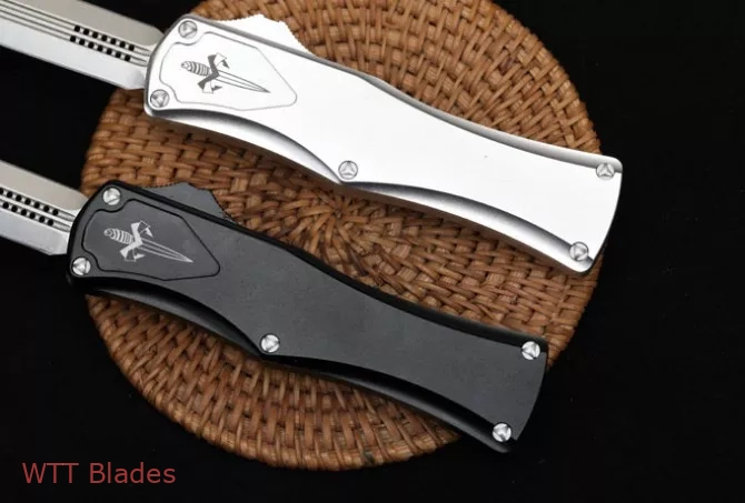 Hera OTF Automatic Knife Dagger Aluminum (3"satin) (7) Hera OTF Automatic Knife Dagger Aluminum (3"satin) (7)