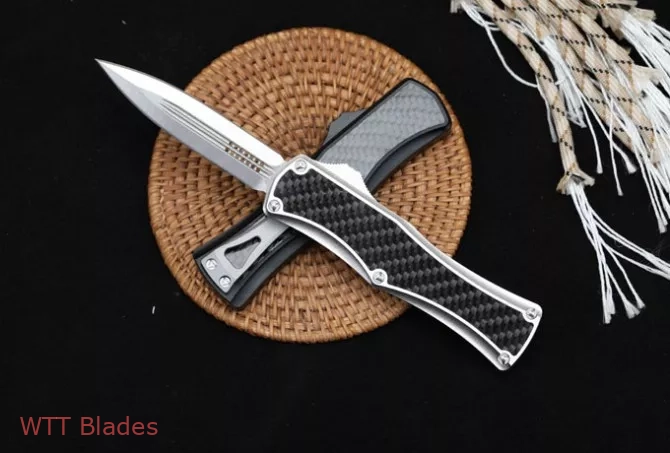 Hera OTF Automatic Knife Dagger Carbon Fibre+Aluminum (3"satin) (3) Hera OTF Automatic Knife Dagger Carbon Fibre+Aluminum (3"satin) (3)