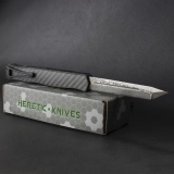 Heretic Cleric II Tanto OTF Automatic Knife Carbon Fiber (4.1" Damascus) (7) Heretic Cleric II Tanto OTF Automatic Knife Carbon Fiber (4.1" Damascus) (7)