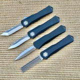 Heretic Knives Manticore S Tanto / Dagger / Drop point / Beard Comb OTF Automatic Knife Black (2.5"Satin) Heretic Knives Manticore S Tanto / Dagger / Drop point / Beard Comb OTF Automatic Knife Black (2.5"Satin)
