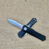 Heretic Knives Manticore S Tanto / Dagger / Drop point / Beard Comb OTF Automatic Knife Black (2.5"Satin) (3) Heretic Knives Manticore S Tanto / Dagger / Drop point / Beard Comb OTF Automatic Knife Black (2.5"Satin) (3)