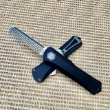 Heretic Knives Manticore S Tanto / Dagger / Drop point / Beard Comb OTF Automatic Knife Black (2.5"Satin) (5) Heretic Knives Manticore S Tanto / Dagger / Drop point / Beard Comb OTF Automatic Knife Black (2.5"Satin) (5)