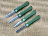 Heretic Knives Manticore S Tanto / Dagger / Drop point / Beard Comb OTF Automatic Knife Green (2.5"Satin)