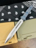 Heretic Knives Nephilim Fixed Blade Knife CF/Blue (6.5" Black) (2) Heretic Knives Nephilim Fixed Blade Knife CF/Blue (6.5" Black) (2)