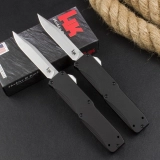 HK & Benchmad 14800 OTF Automatic Knife Black Aluminum (3.375" Black) (2)