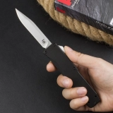 HK & Benchmad 14800 OTF Automatic Knife Black Aluminum (3.375" Black) (6)