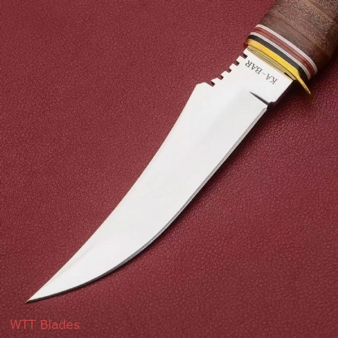 Ka-Bar Little Finn Hunter Fixed Blade Knife Leather Handle (3.7" Polish) 1233-1232-1226 (4) Ka-Bar Little Finn Hunter Fixed Blade Knife Leather Handle (3.7" Polish) 1233-1232-1226 (4)