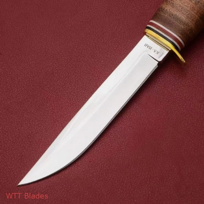 Ka-Bar Little Finn Hunter Fixed Blade Knife Leather Handle (3.7" Polish) 1233-1232-1226 (5) Ka-Bar Little Finn Hunter Fixed Blade Knife Leather Handle (3.7" Polish) 1233-1232-1226 (5)