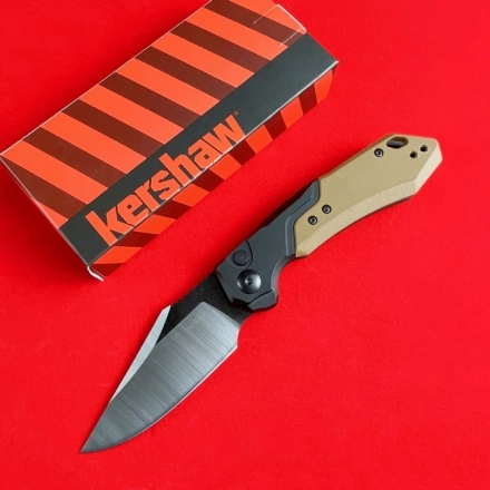 KW Launch 19 Automatic Knife Black Aluminum/Brown G-10 (3.4" Two-Tone) 7851 KW Launch 19 Automatic Knife Black Aluminum/Brown G-10 (3.4" Two-Tone) 7851