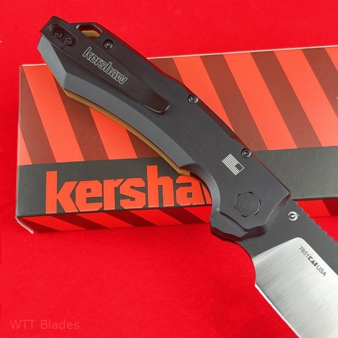 KW Launch 19 Automatic Knife Black Aluminum/Brown G-10 (3.4" Two-Tone) 7851 (5) KW Launch 19 Automatic Knife Black Aluminum/Brown G-10 (3.4" Two-Tone) 7851 (5)