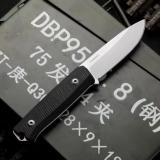 LionSteel Bushcraft B-40 Fixed Blade Camping Knife Black G-10 (4" Stonewash) (2) LionSteel Bushcraft B-40 Fixed Blade Camping Knife Black G-10 (4" Stonewash) (2)