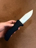 Lucky Dog Folding Knife, SLD-Magic Laminate Steel, Black G10 Handle, Liner Lock EDC Knife (5)
