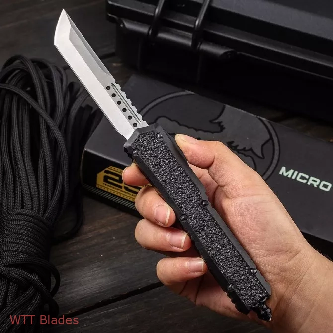 Makora D/E Signature Series Hellhound Tanto OTF Auto Knife Black (3.4" Satin) (2) Makora D/E Signature Series Hellhound Tanto OTF Auto Knife Black (3.4" Satin) (2)