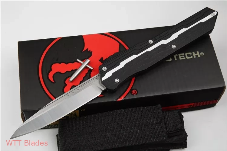 Marfione Custom Cypher S/E OTF Automatic Knife Black (4" SATIN) Marfione Custom Cypher S/E OTF Automatic Knife Black (4" SATIN)