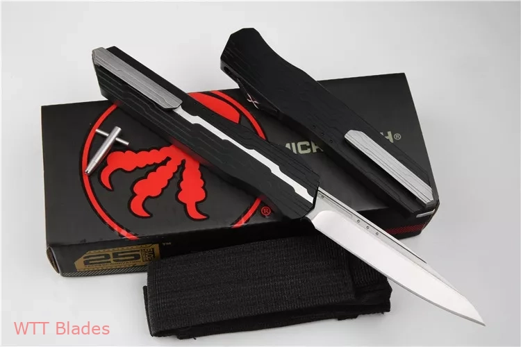 Marfione Custom Cypher S/E OTF Automatic Knife Black (4" SATIN) (5) Marfione Custom Cypher S/E OTF Automatic Knife Black (4" SATIN) (5)