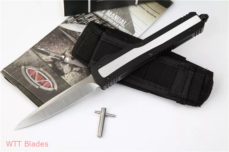 Marfione Custom Dark Element D/A OTF Automatic Knife (Hand Satin) Marfione Custom Dark Element D/A OTF Automatic Knife (Hand Satin)