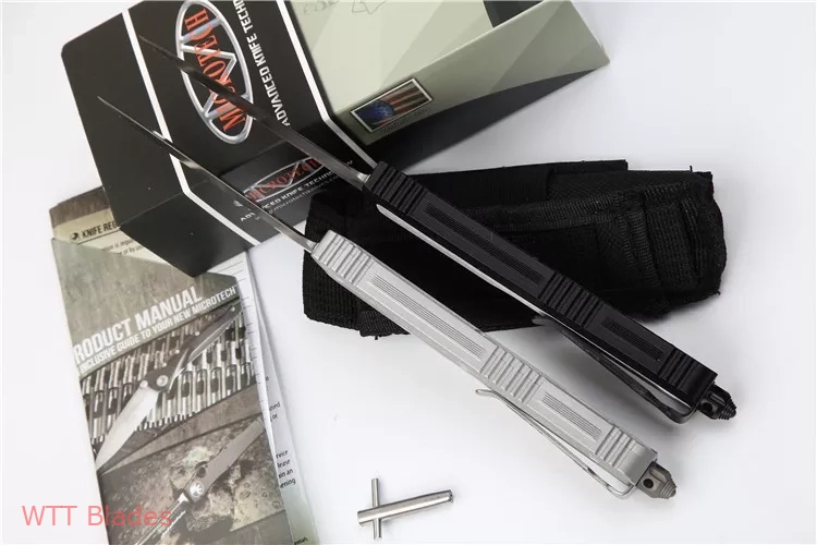 Marfione Custom Dark Element D/A OTF Automatic Knife (Hand Satin) (6) Marfione Custom Dark Element D/A OTF Automatic Knife (Hand Satin) (6)