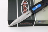 Marfione Custom Dirac Dagger D/E OTF Knife Black/Blue (2.9" Damascus) (4) Marfione Custom Dirac Dagger D/E OTF Knife Black/Blue (2.9" Damascus) (4)