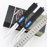 Marfione Custom Dirac Dagger D/E OTF Knife Black/Blue (2.9" Satin) (5) Marfione Custom Dirac Dagger D/E OTF Knife Black/Blue (2.9" Satin) (5)