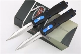 Marfione Custom Dirac Dagger D/E OTF Knife Black/Blue (2.9" Serr) (3) Marfione Custom Dirac Dagger D/E OTF Knife Black/Blue (2.9" Serr) (3)