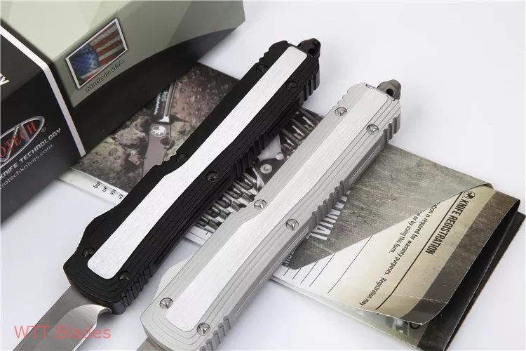 Marfione Custom Element D/A OTF Knife (3.44" Polished Plain) (4) Marfione Custom Element D/A OTF Knife (3.44" Polished Plain) (4)