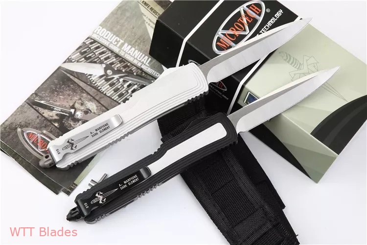 Marfione Custom Element D/A OTF Knife (3.44" Polished Plain) (6)