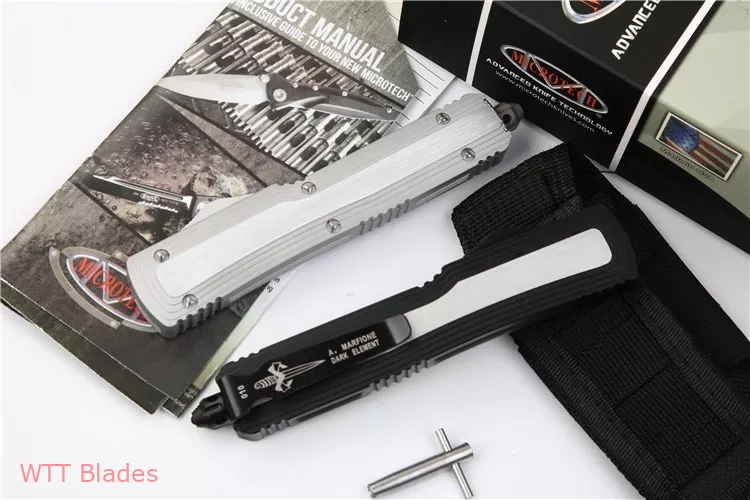 Marfione Custom Element D/A OTF Knife (3.44" Polished Plain) (8) Marfione Custom Element D/A OTF Knife (3.44" Polished Plain) (8)