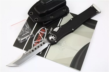Marfione Custom Halo VI Hellhound Tanto OTF Automatic Knife (4.4" Stonewash) Marfione Custom Halo VI Hellhound Tanto OTF Automatic Knife (4.4" Stonewash)