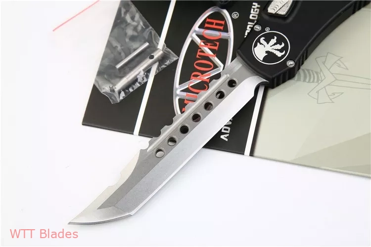 Marfione Custom Halo VI Hellhound Tanto OTF Automatic Knife (4.4" Stonewash) (3)