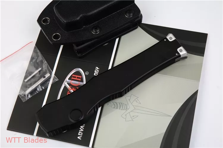 Marfione Custom Halo VI Hellhound Tanto OTF Automatic Knife (4.4" Stonewash) (7)