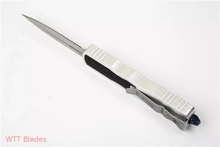 Marfione Custom Prototype Dagger OTF Aluminium Carbonfibre Inlay (2.88" Satin) (4) Marfione Custom Prototype Dagger OTF Aluminium Carbonfibre Inlay (2.88" Satin) (4)